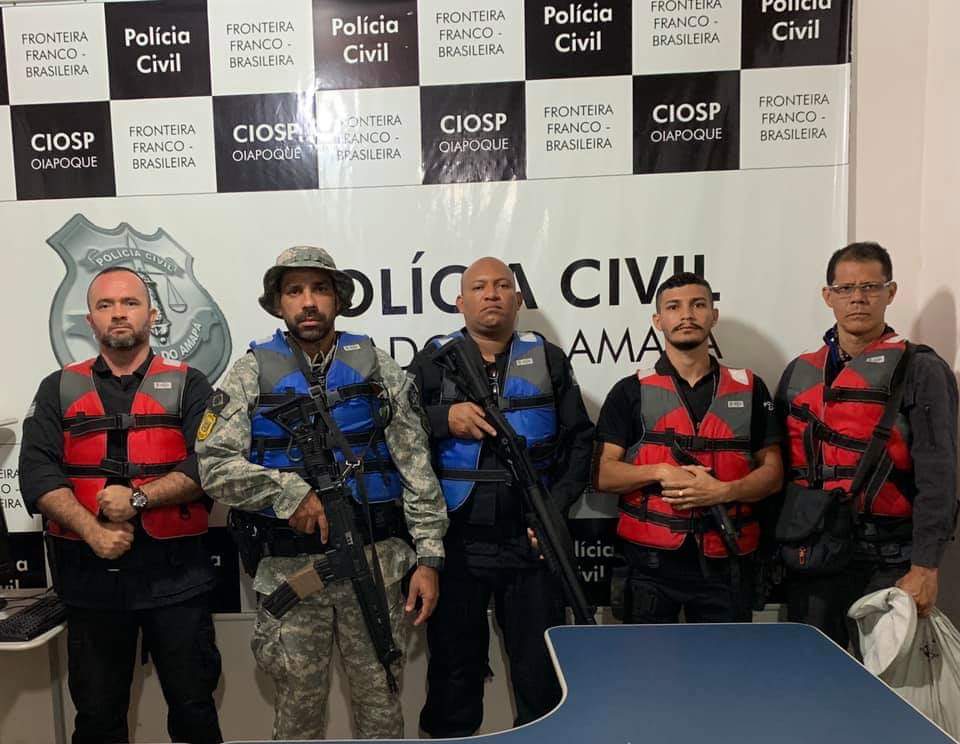 POLÍCIA CIVIL DO AMAPÁ PRENDE 8 PESSOAS EM OIAPOQUE 